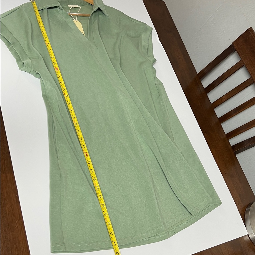 NWT Jodifl Dress Short Cap Sleeves 1X Mint Green - Picture 13 of 14